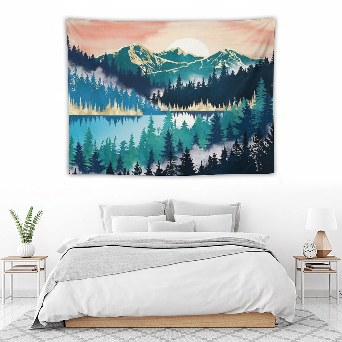 Lake Mist Tapestry