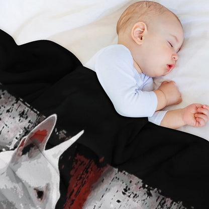 English Bullterrier Love Throw Blanket