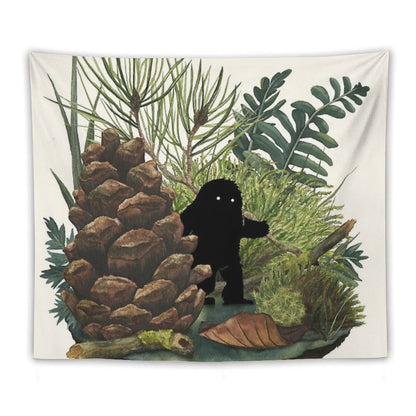 Tiny Sasquatch Tapestry