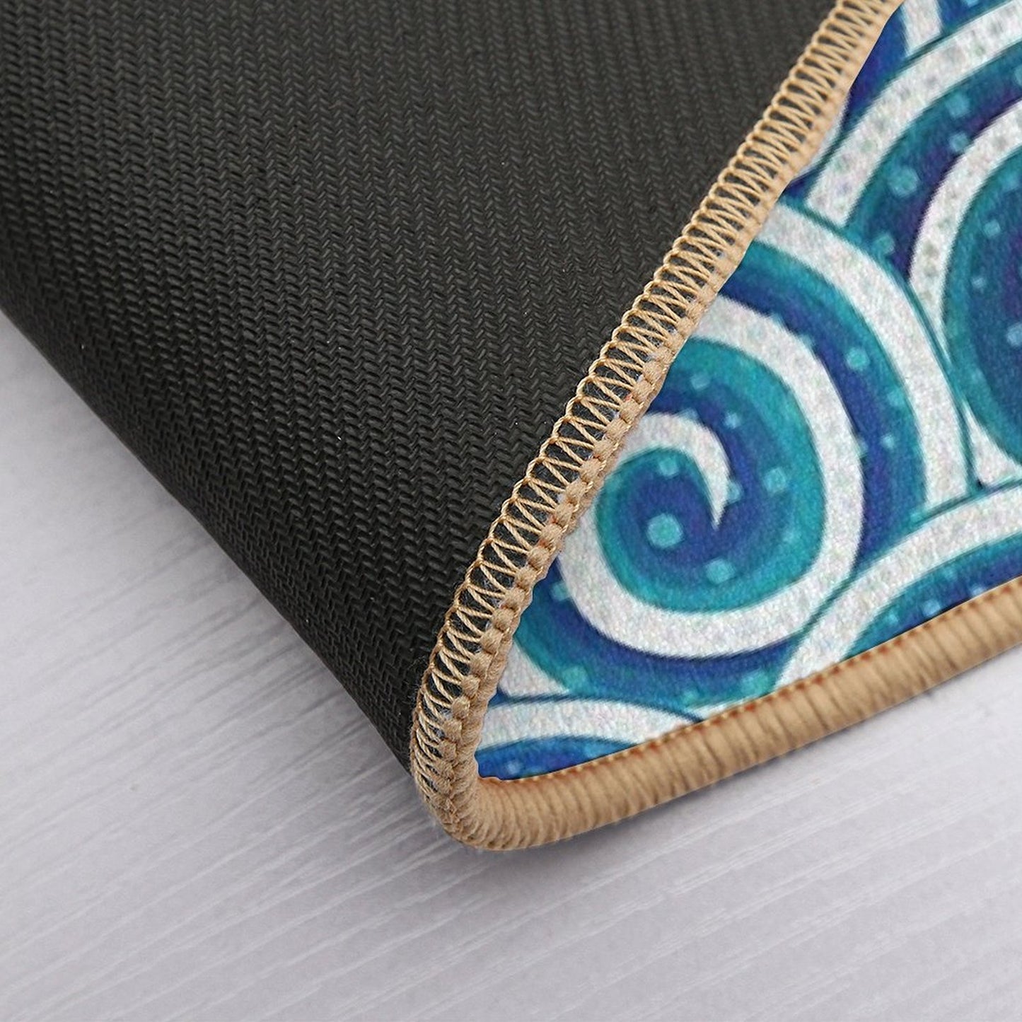 Waves And Waves Bath Mat
