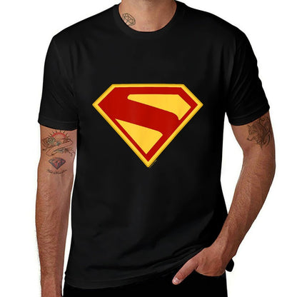 SUPERMAN (2025 Movie) S-Shield  Polyester Blend T-Shirt