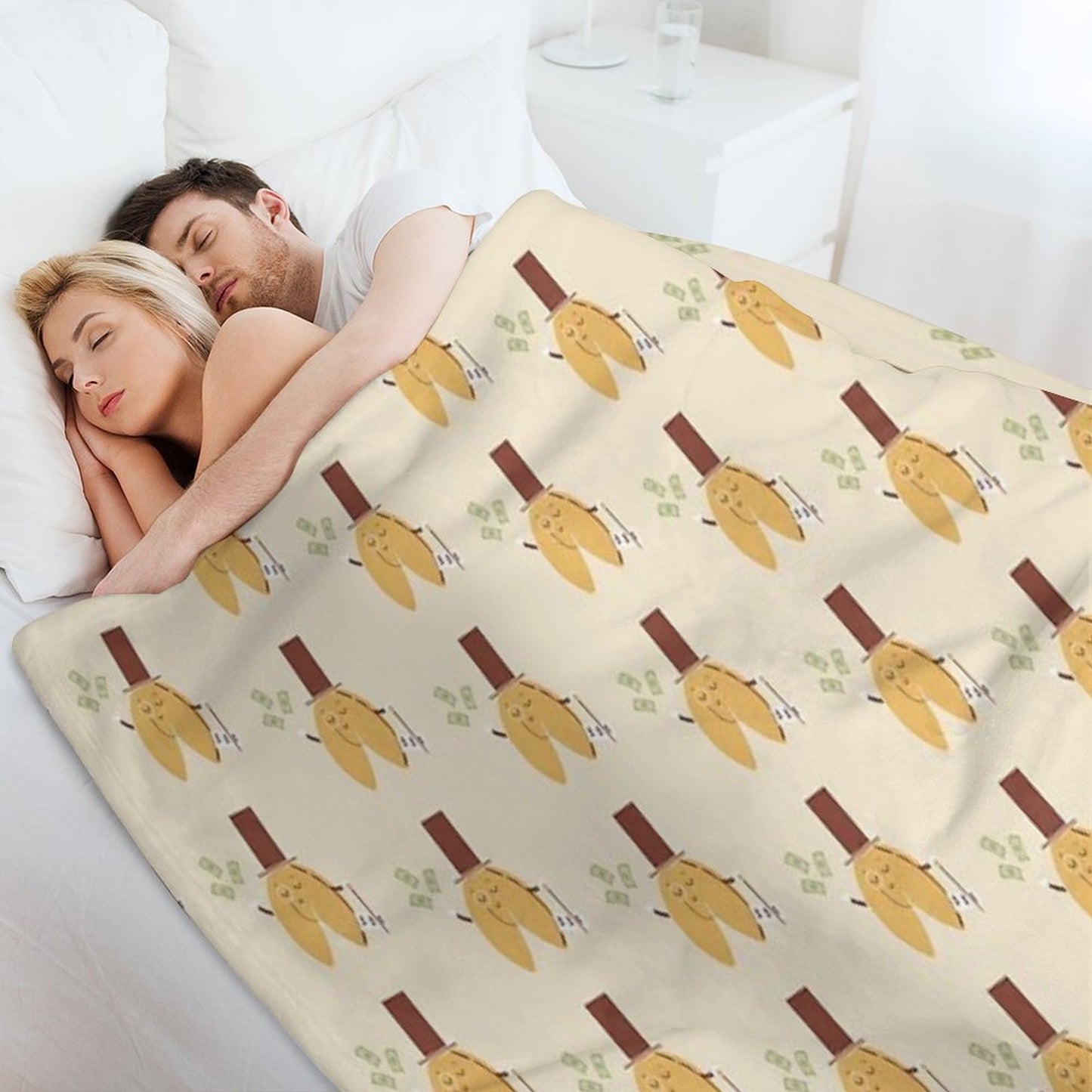 Fortune Cookie Throw Blanket