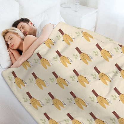 Fortune Cookie Throw Blanket