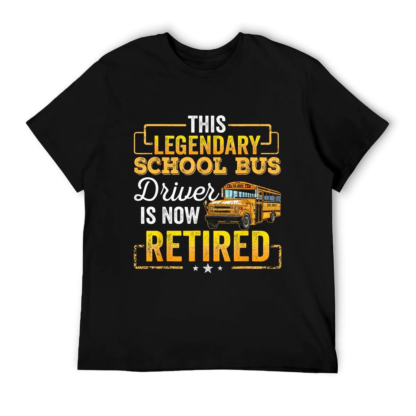 School Bus Driver Retired Gift Men Women Funny T-Shirt