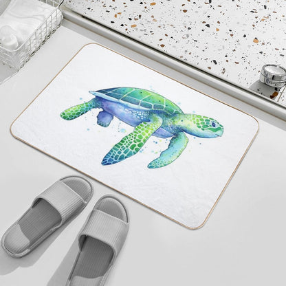 Green Sea Turtle Bath Mat