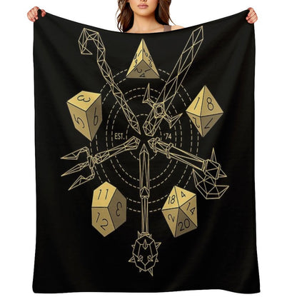 Dungeons & Dragons - Choose Your Weapon Throw Blanket