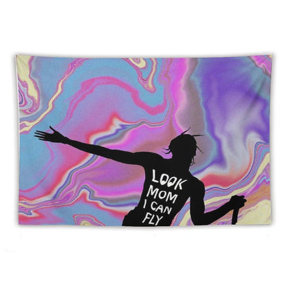 Look Mom I Can Fly Tapestry