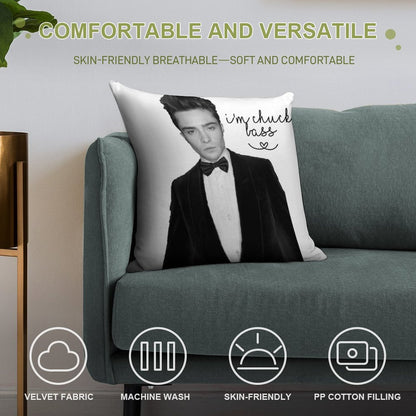 I'm Chuck Bass Soft Warmth Comfort Throw Pillow