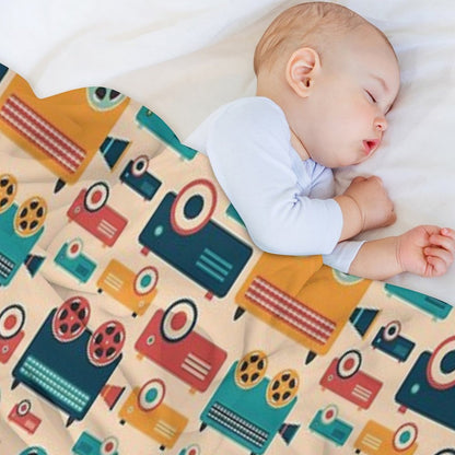 Retro Projectors Throw Blanket