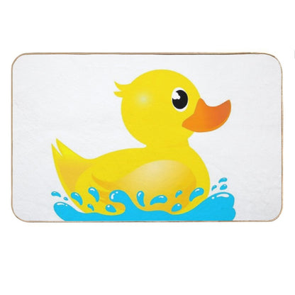 Yellow Rubber Duck & Splash Bath Mat