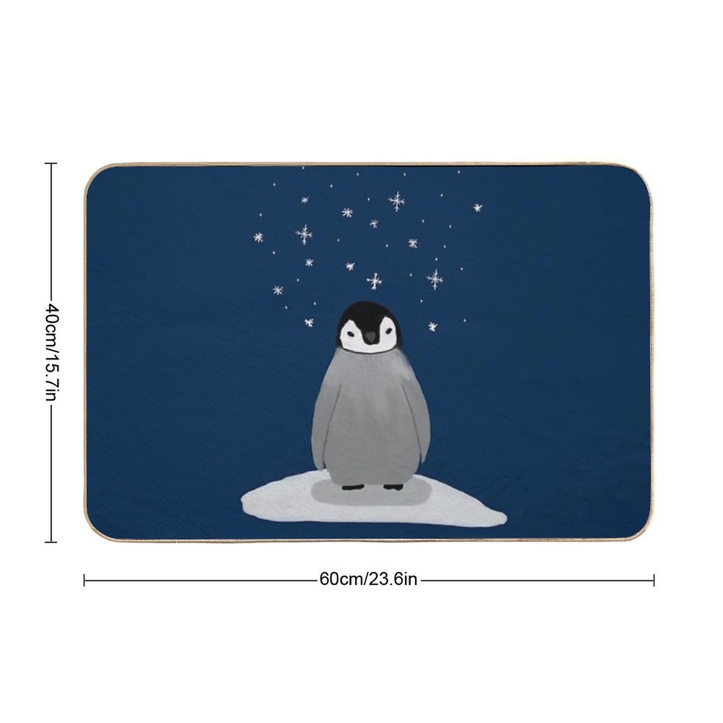 Happy Little Penguin Bath Mat