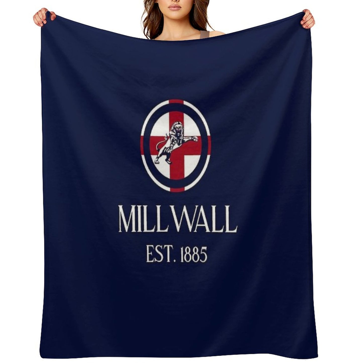 Millwall England Throw Blanket
