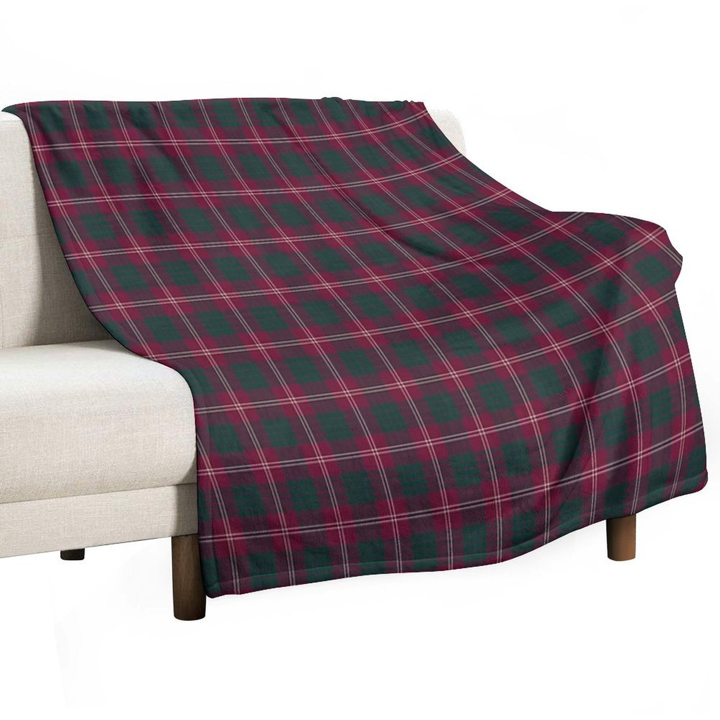 Clan Crawford Tartan Throw Blanket