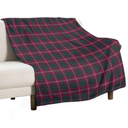 Clan Crawford Tartan Throw Blanket