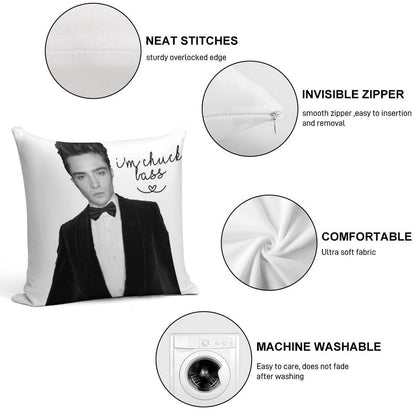 I'm Chuck Bass Soft Warmth Comfort Throw Pillow