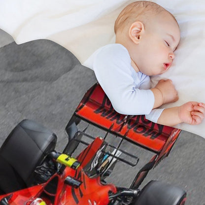 Sebastian Vettel Ferrari Formula 1 Throw Blanket