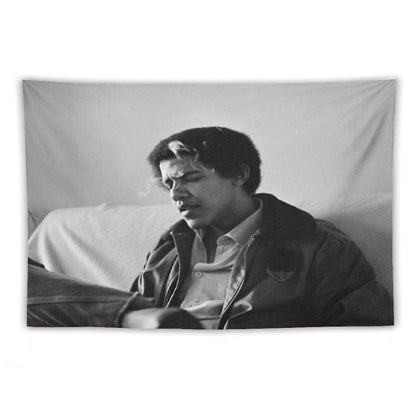 Young Obama Tapestry