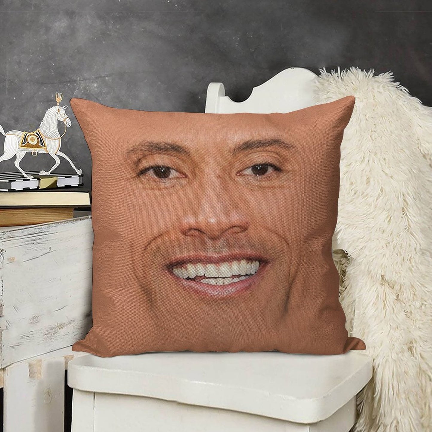 Dwayne Linen Throw Pillow Cover