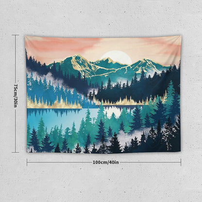Lake Mist Tapestry