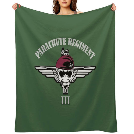 Parachute Regiment - 3rd Battalion (3 PARA) Throw Blanket