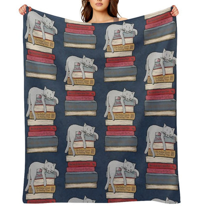 How to Chill Like A Cat Throw Blanket