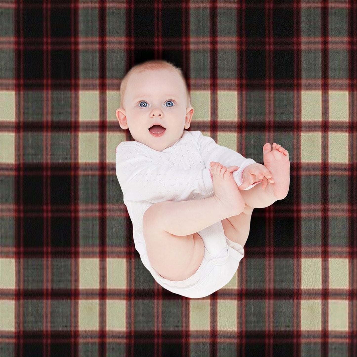 Macpherson Clan Tartan Throw Blanket