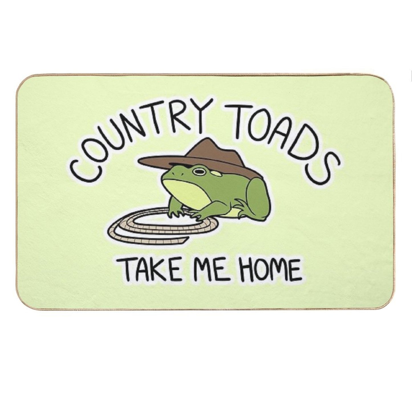 Country Toads Bath Mat