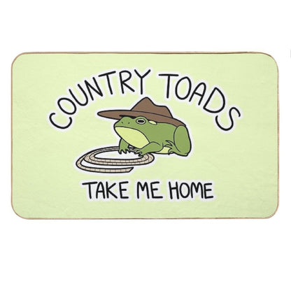 Country Toads Bath Mat