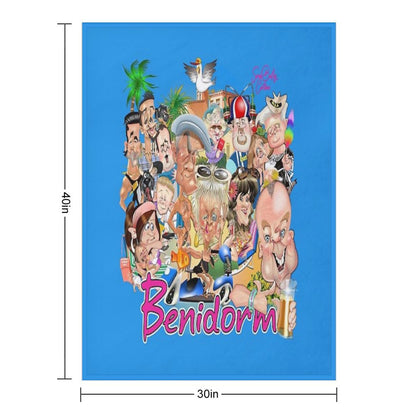 Benidorm! Throw Blanket