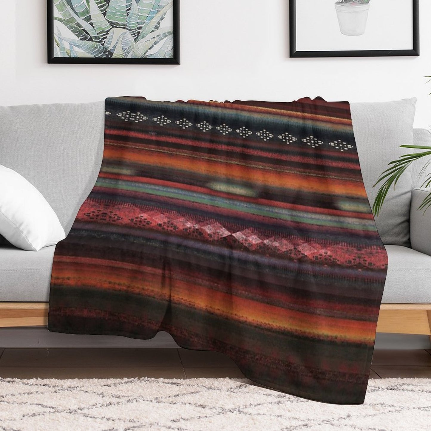 The Travellers Garmet Throw Blanket