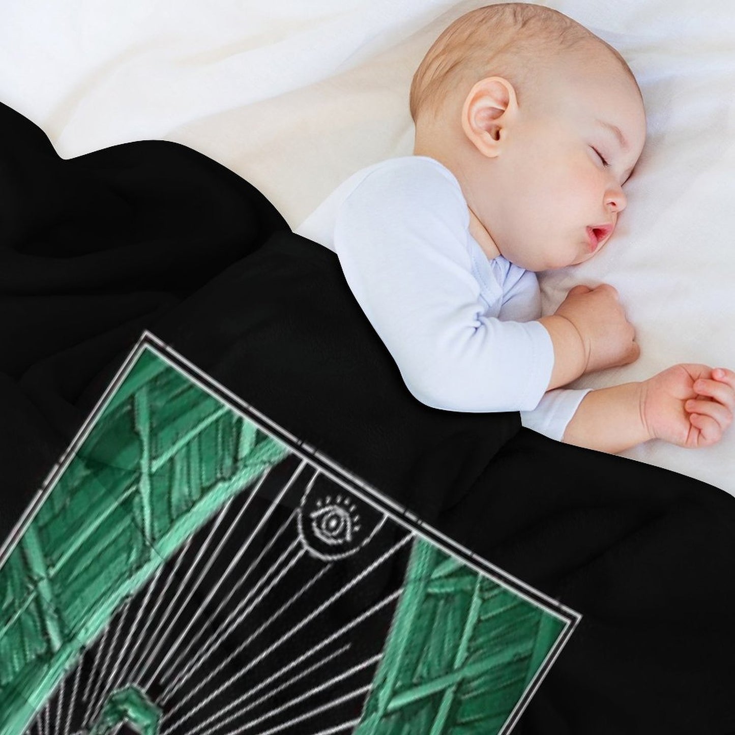 The Eye Tarotesque (Dark) Throw Blanket