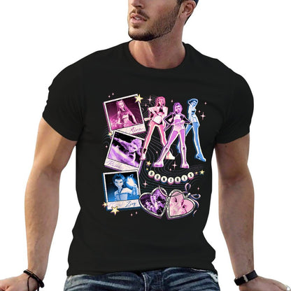 Kpop Demon Hunters Huntrix Mira Rumi & Zoey BFFs Collage  Relaxed-fit T-Shirt
