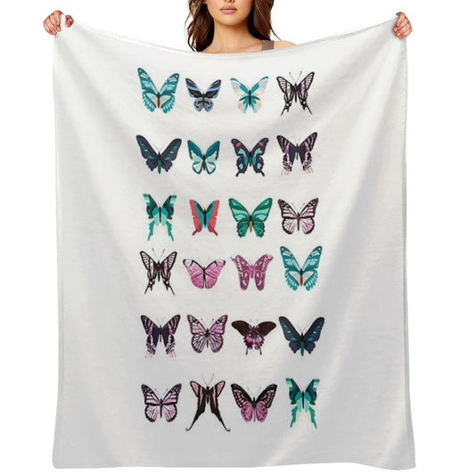 Butterfly Pattren Throw Blanket