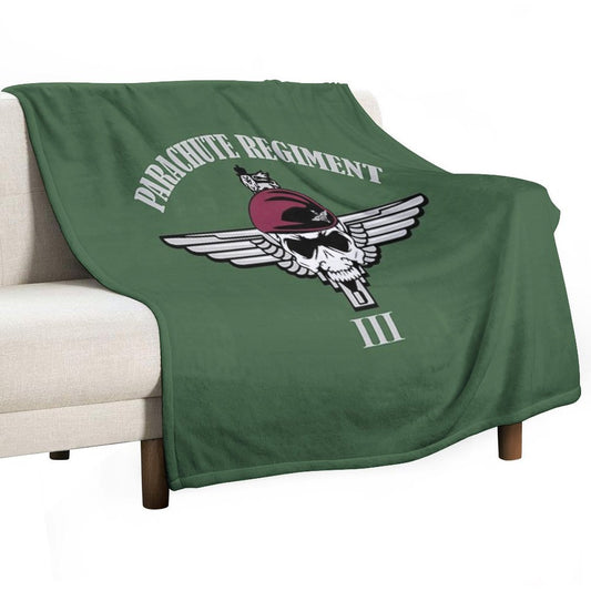 Parachute Regiment - 3rd Battalion (3 PARA) Throw Blanket
