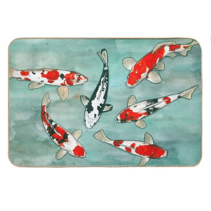 Le Ballet Des Carpes Koi Bath Mat