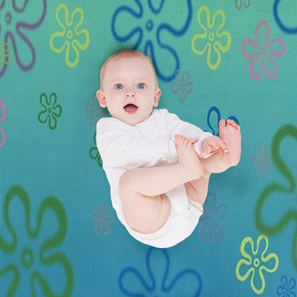 Flower Clouds Throw Blanket
