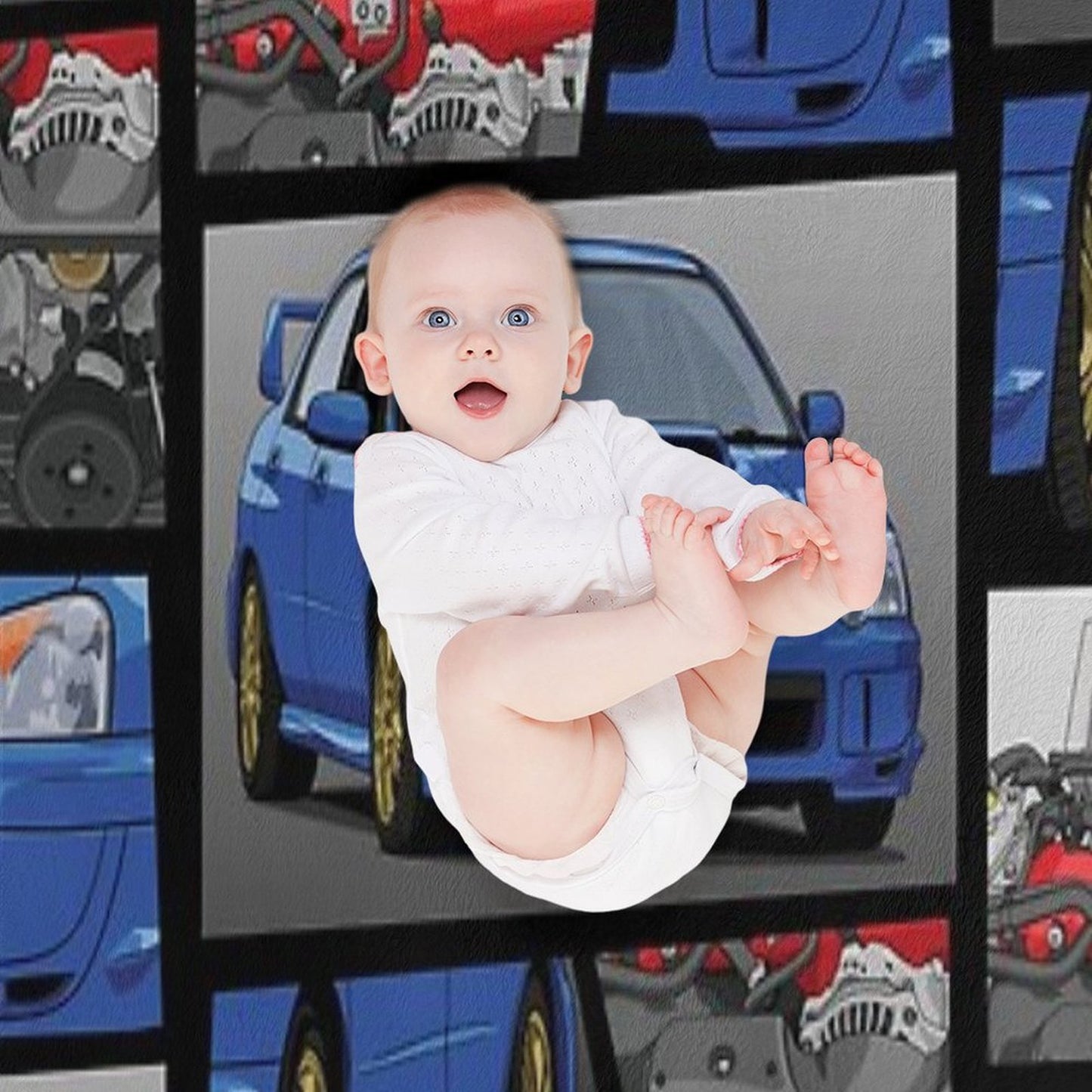 Impreza Blobeye X Ej20 Engine Throw Blanket