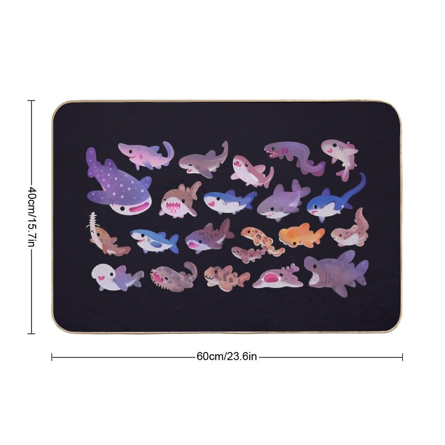 Shark Day Bath Mat