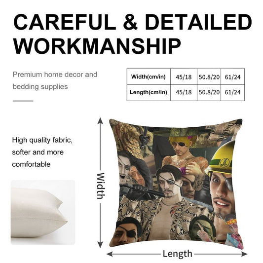 Majima Everywhere Linen Throw Pillow Cover