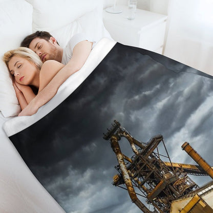 Redcar Blast Furnace Throw Blanket