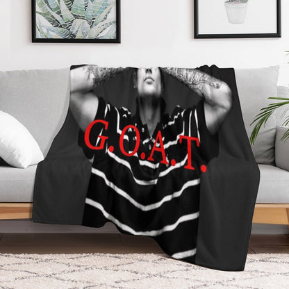 Kerser Rapper Goat Eshay Throw Blanket
