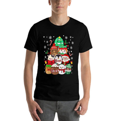 Squish Squad Merry Christmas Great Gifts Cute Kids Family  Relaxed-fit T-Shirt