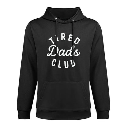 Tired Dads Club ( 2 Sided) Car Race Track On Dad Daddy Mens Pilling-Resistant Hoodie