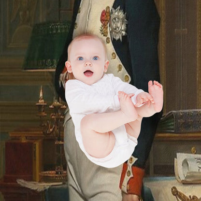 Napoleon Bonaparte Portrait Throw Blanket