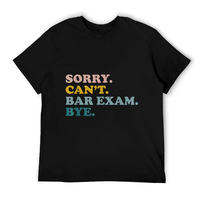 Funny Future Lawyer Sorry Can&#39;t Bar Exam Bye Retro T-Shirt