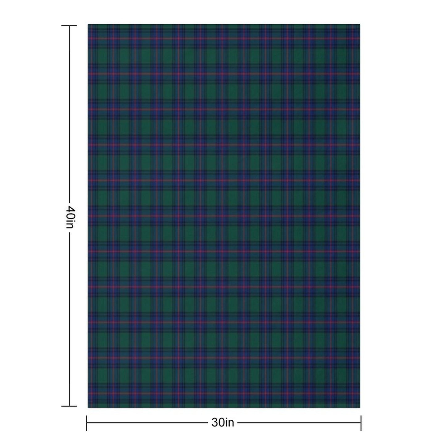 Clan Shaw Tartan Throw Blanket