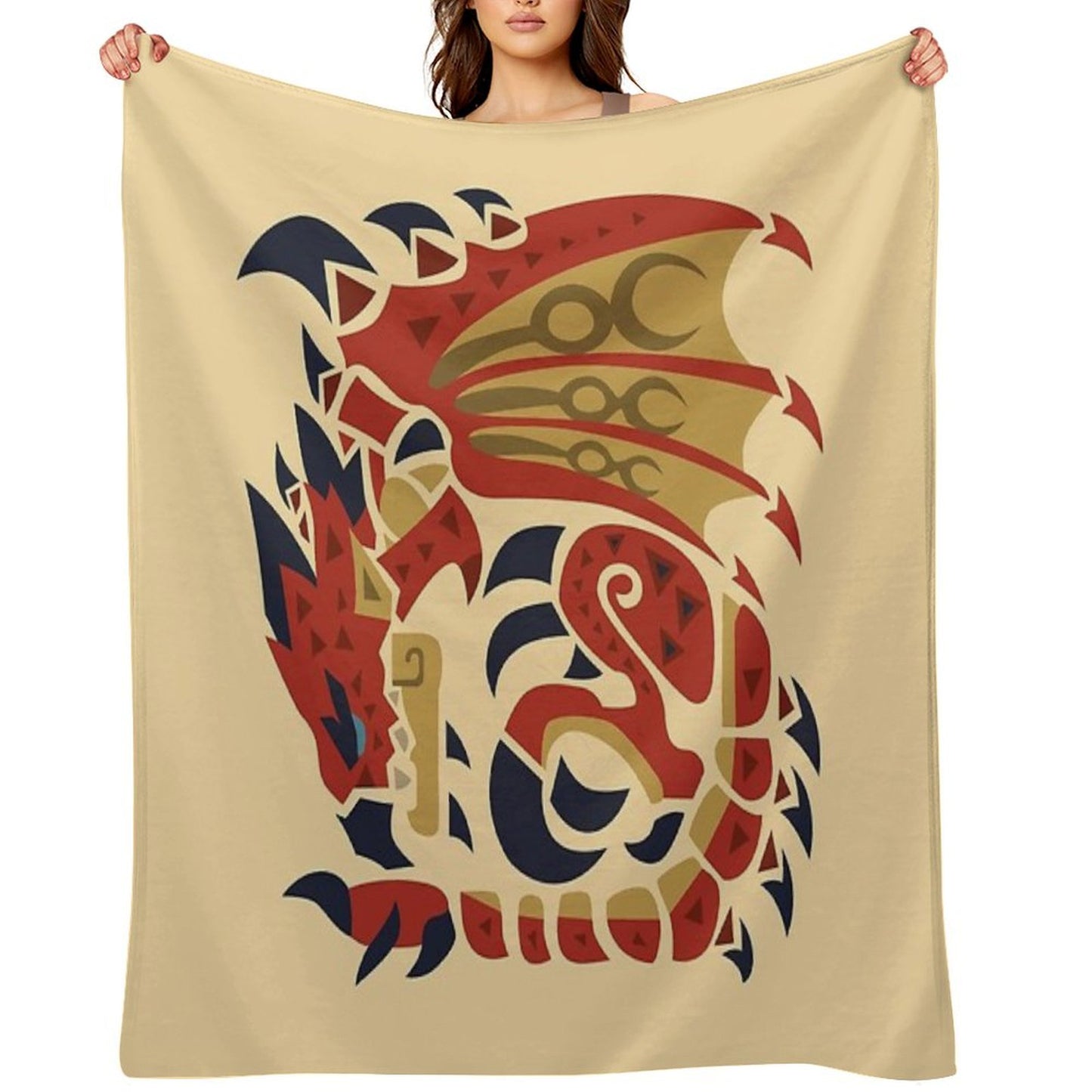 Rathalos Throw Blanket