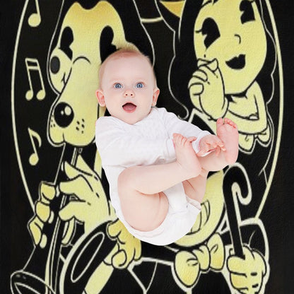 Bendy Boris And Alice Throw Blanket