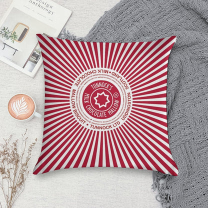 Tunnock's Teacakes Soft High-Density Material Throw Pillow