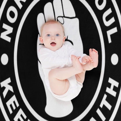 Northern Soul Keep The Faith Throw Blanket